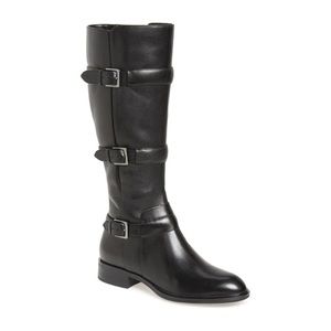 Ecco Black Leather Chelsea 20 Tall Riding Boot 💙
